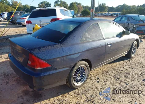 2003 Honda Civic Ex z USA, uszkodzony, nr VIN 1HGEM21933L040757